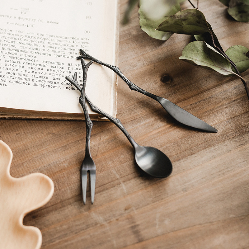 Vintage Collectible Spoons - Японский креативный винтажный набор столовых приборов