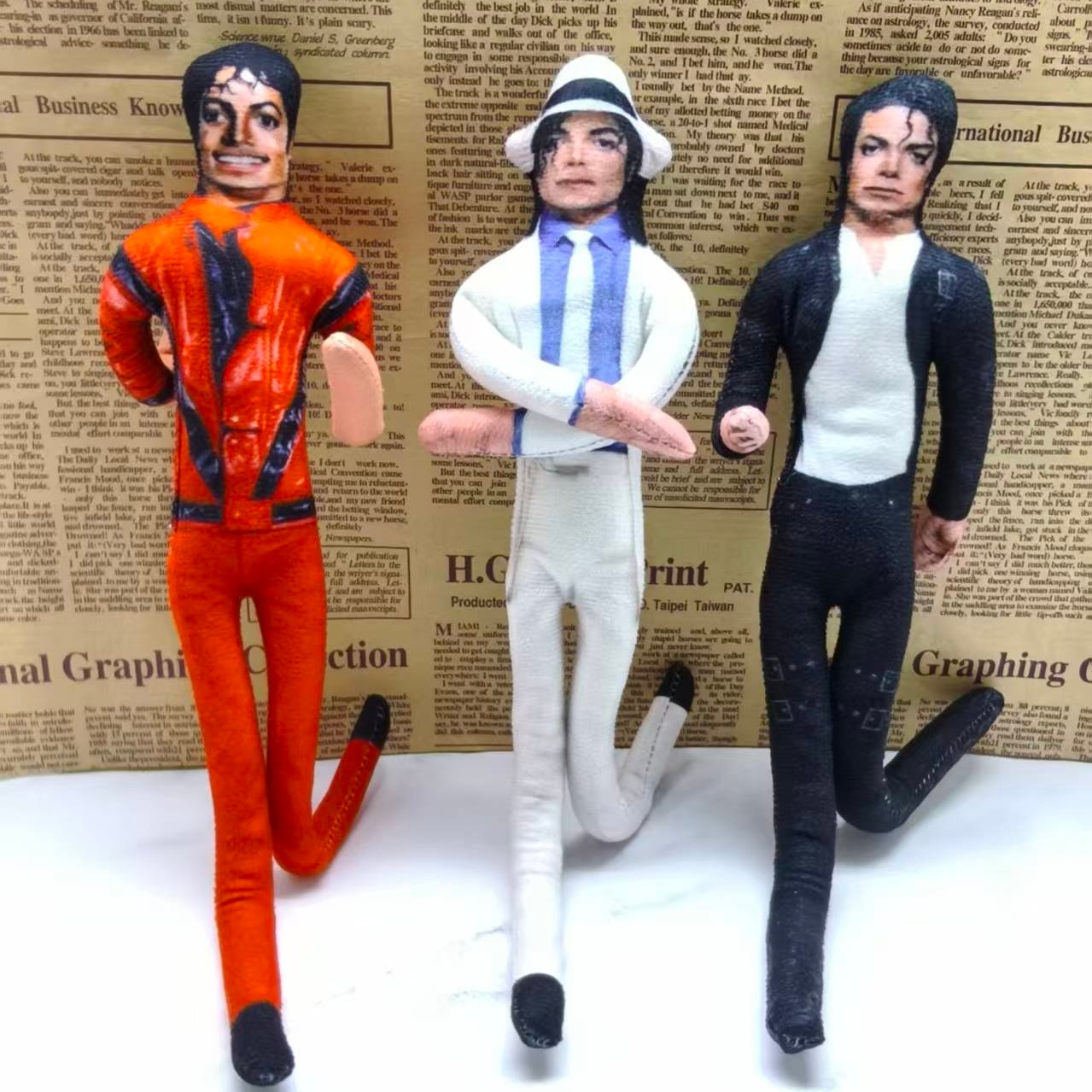 Vintage Collectible Dolls - Винтажная плюшевая кукла-реквизит Майкла Джексона (MJ)