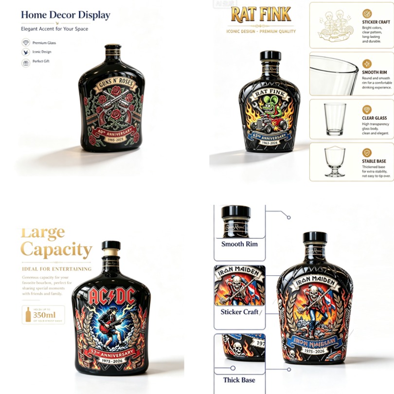 Декантер для виски с рельефным – обзор и цена Vintage Collectible Bottles